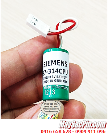 Siemens S7-314CPU; Pin nuôi nguồn Siemens S7-314CPU 1/2AA 850mAh chính hãng _Xuất xứ ĐỨC